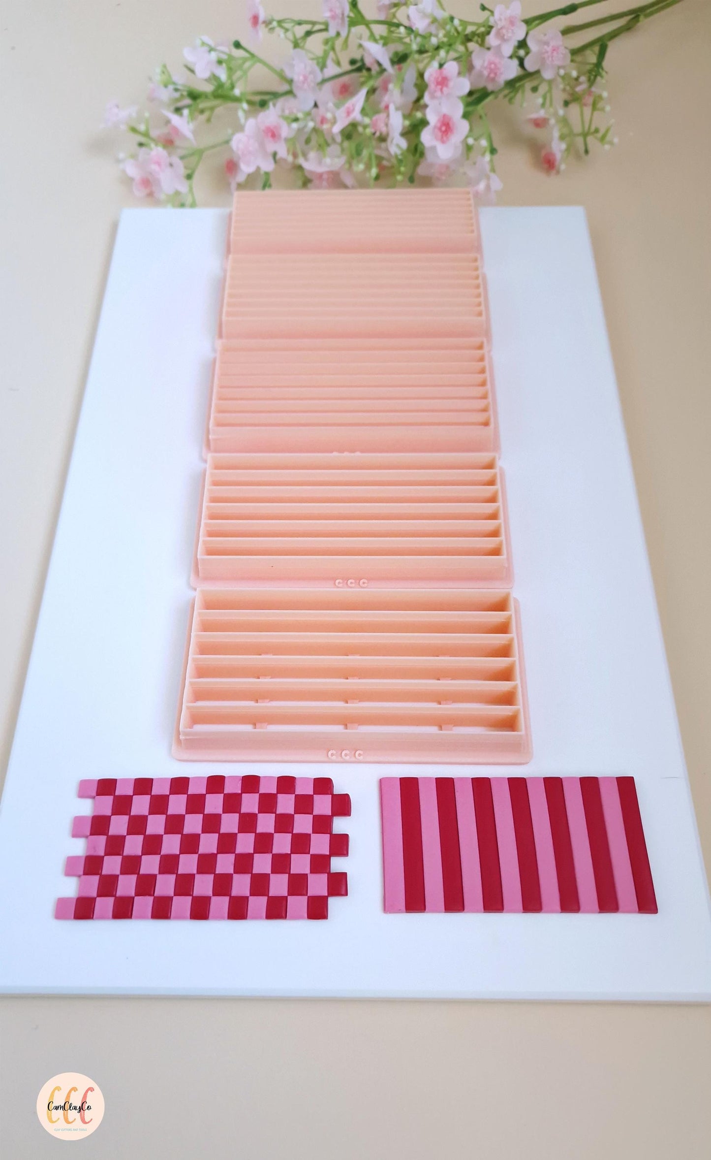 Outils à rayures, pour créer des lignes droites et des damiers, fabrication de bijoux en argile polymère