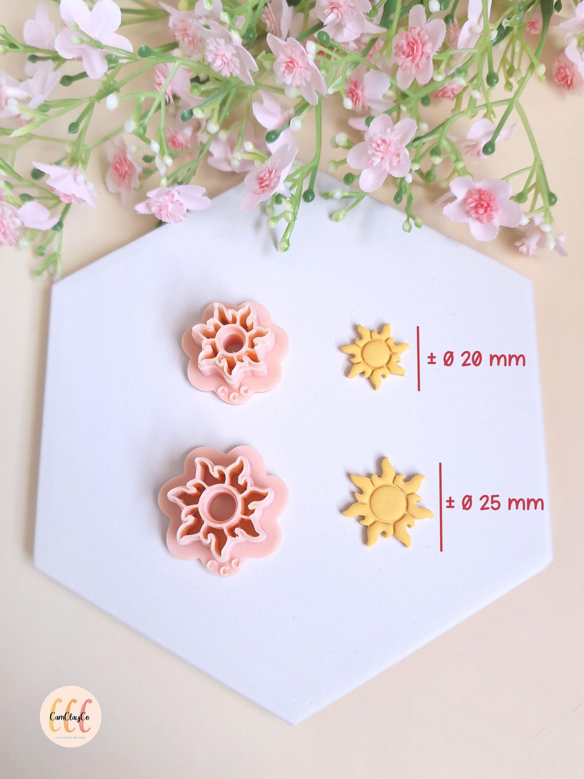 Emporte-pièces 3D en forme de soleil original pour la fabrication de bijoux en argile polymère, créoles interchangeables, pampilles