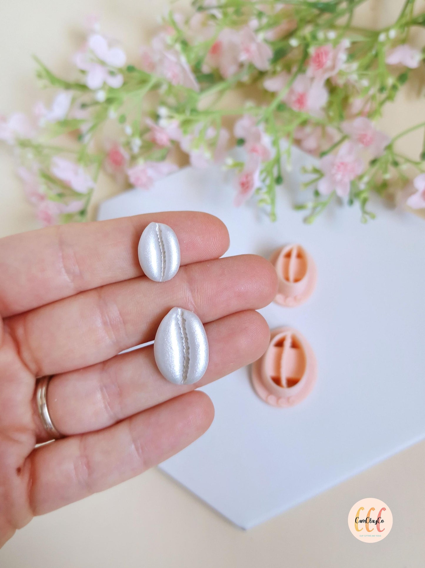 Emporte-pièce 3D forme de coquillage pour la fabrication de bijoux en argile polymère