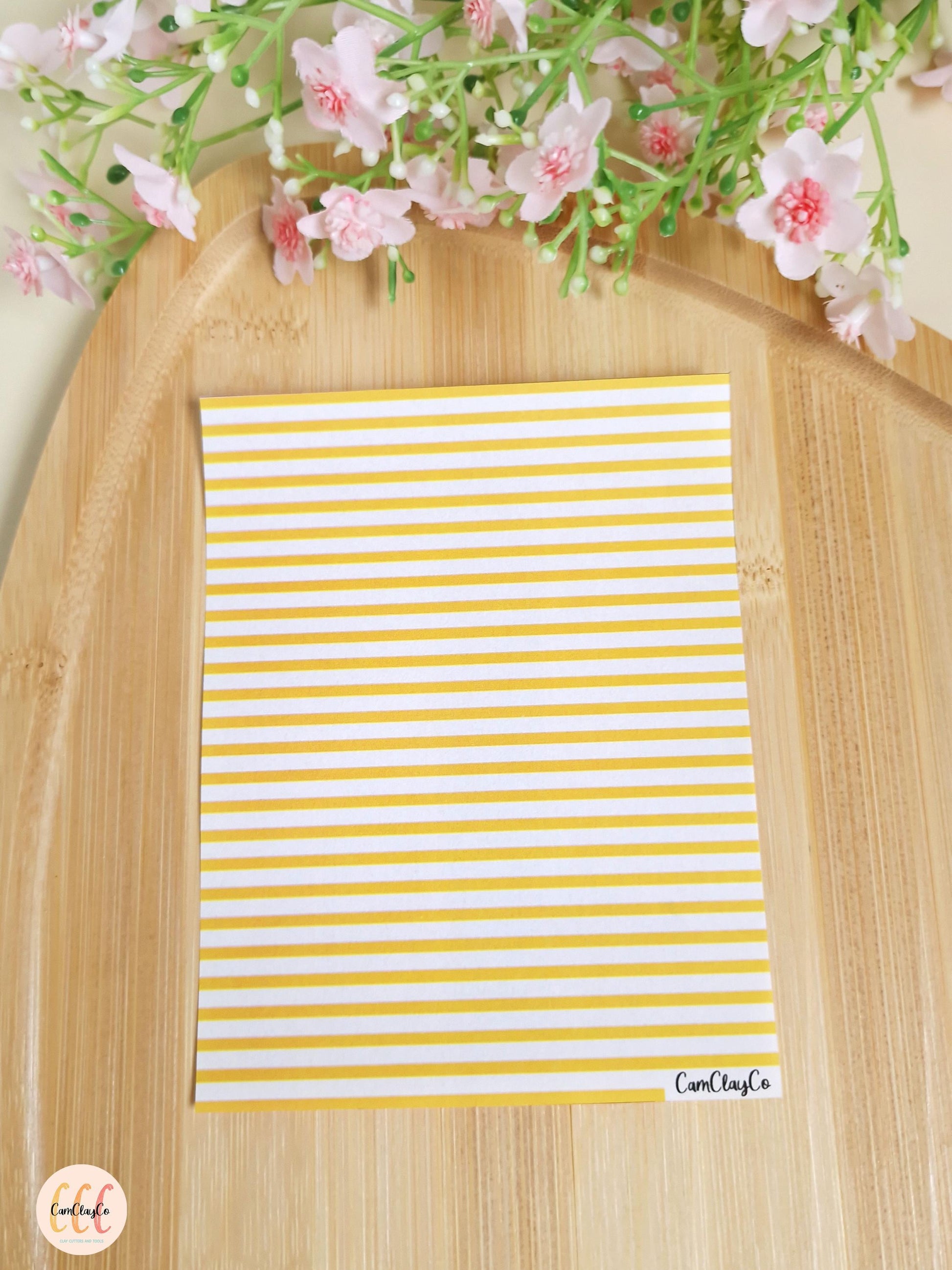 Feuille de transfert soluble à l'eau - Lignes couleurs