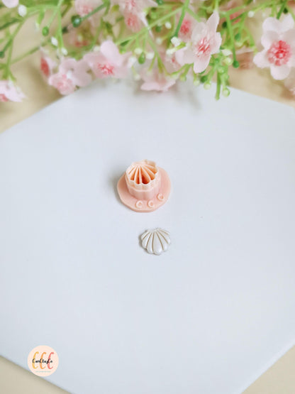 Minis emporte-pièces 3D été, étoile de mer, coquillages, poisson, 10 mm pour la fabrication de bijoux en argile polymère