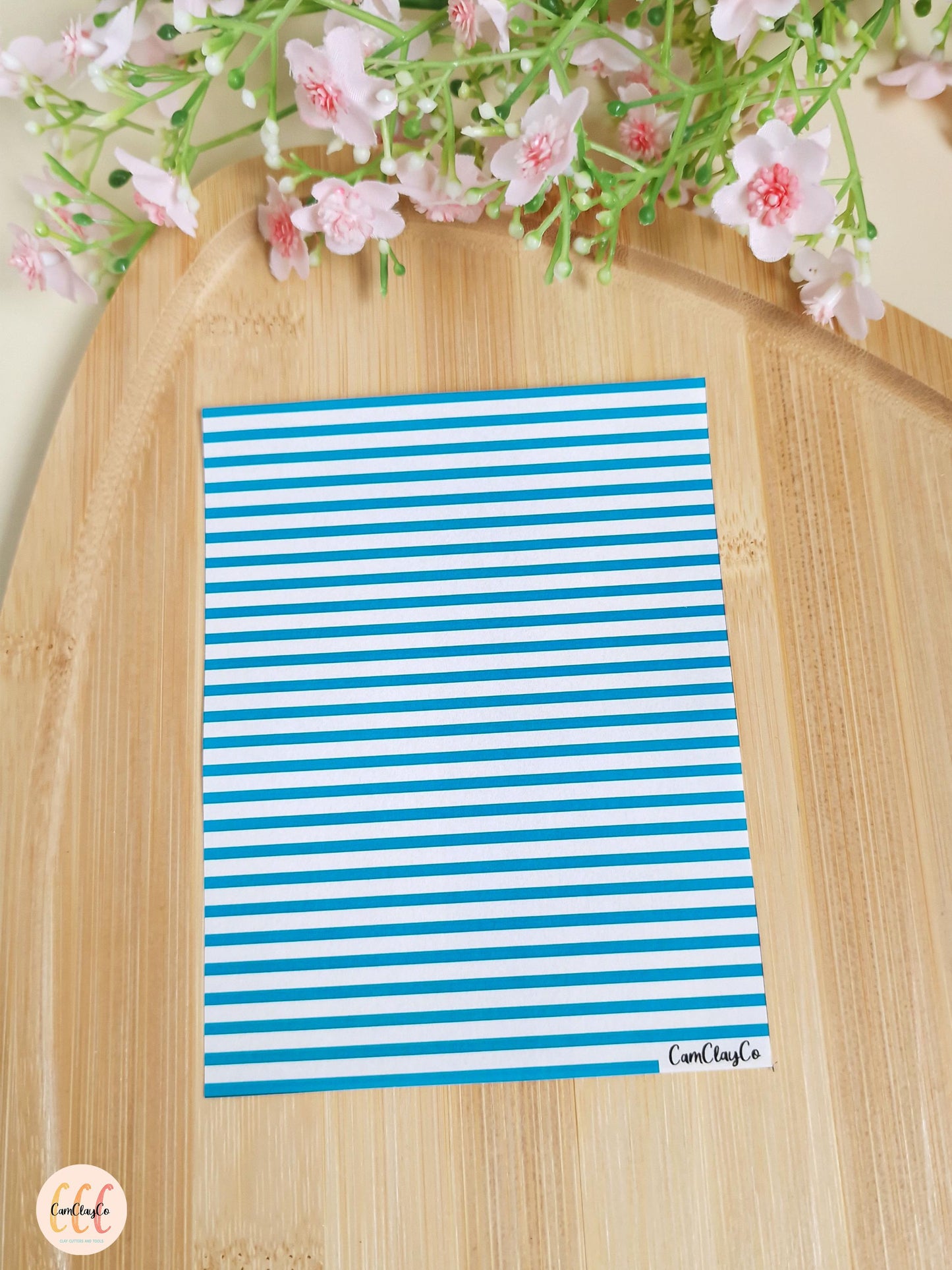 Feuille de transfert soluble à l'eau - Lignes couleurs