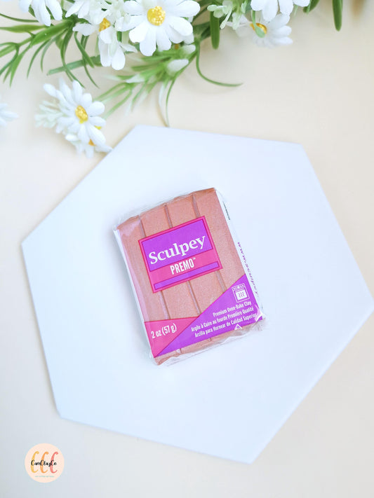 Argile polymère Sculpey Premo - Rose Gold Metallic