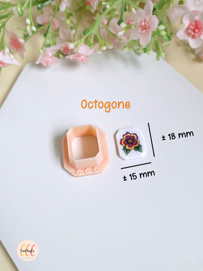 Emporte-pièces 3D formes géométriques, boucles d'oreilles, pendentifs, pour la fabrication de bijoux en argile polymère