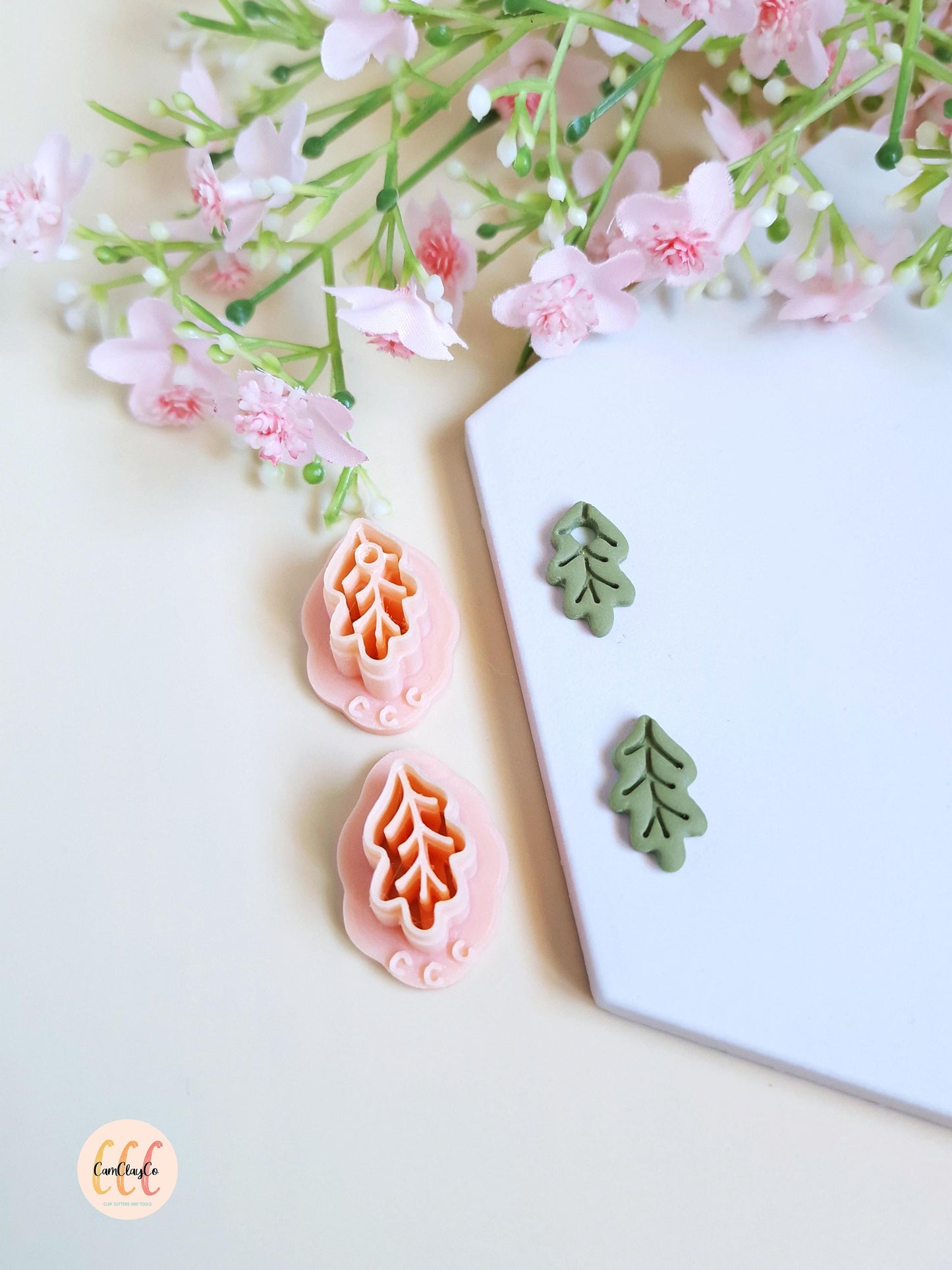 Emporte-pièces 3D en forme de feuilles allongée pour la fabrication de bijoux en argile polymère, créoles interchangeables, pampilles