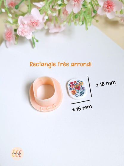 Emporte-pièces 3D formes géométriques, boucles d'oreilles, pendentifs, pour la fabrication de bijoux en argile polymère