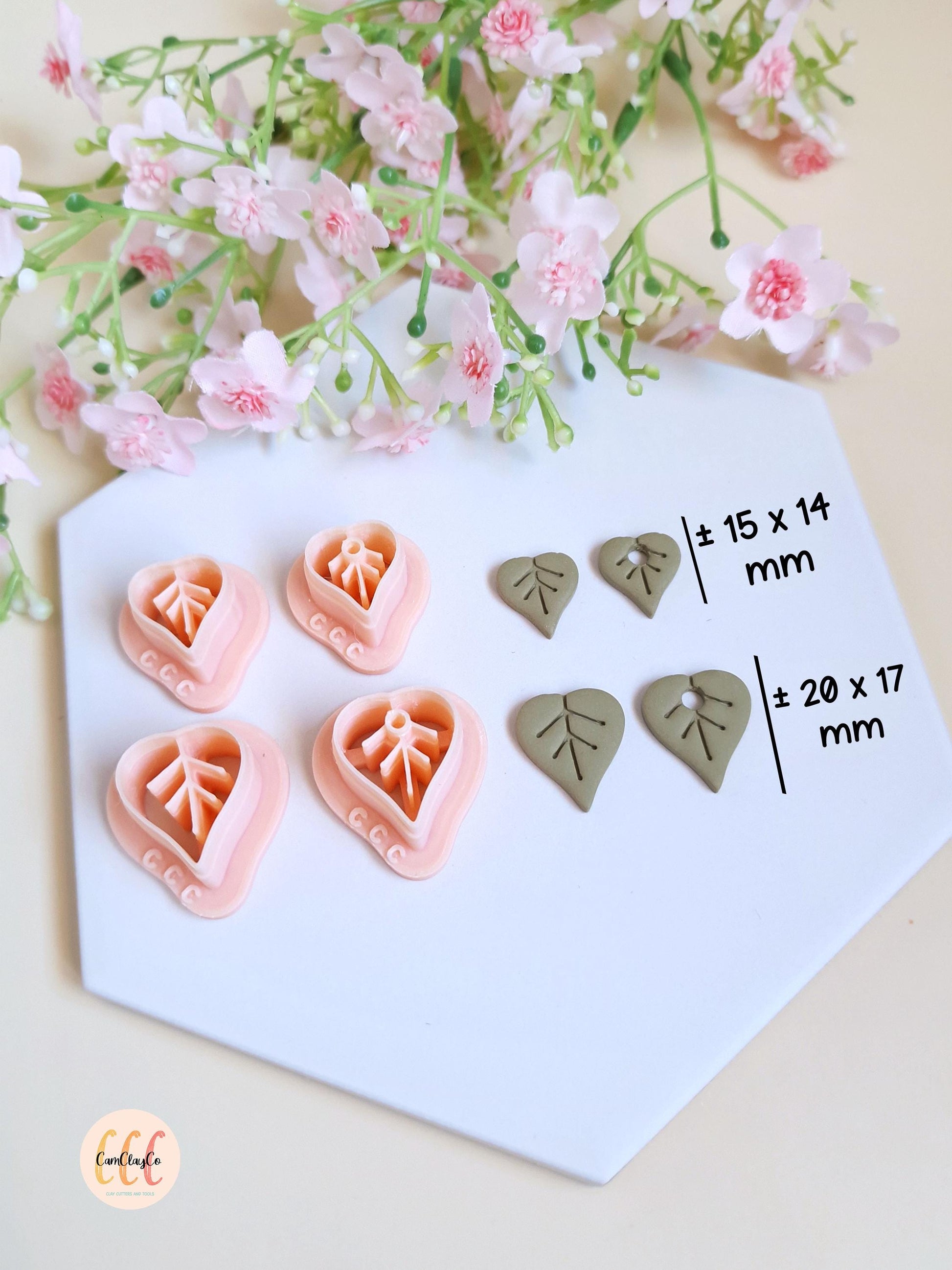 Emporte-pièces 3D en forme de feuilles pour la fabrication de bijoux en argile polymère, créoles interchangeables, pampilles