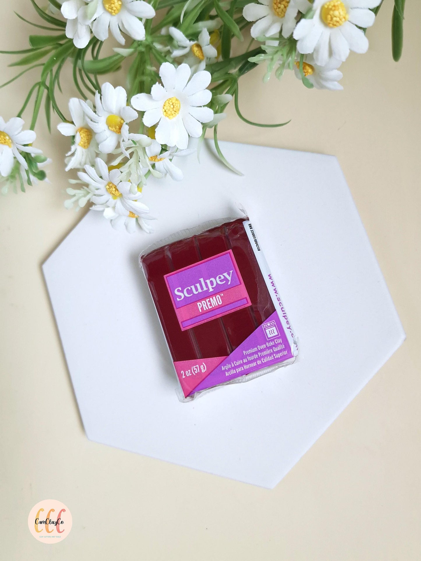 Argile polymère Sculpey Premo - Rouge Cramoisi / Alizarin Crimson