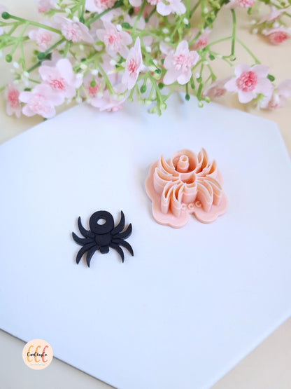 Emporte-pièces 3D en forme d'araignée pour la fabrication de bijoux en argile polymère