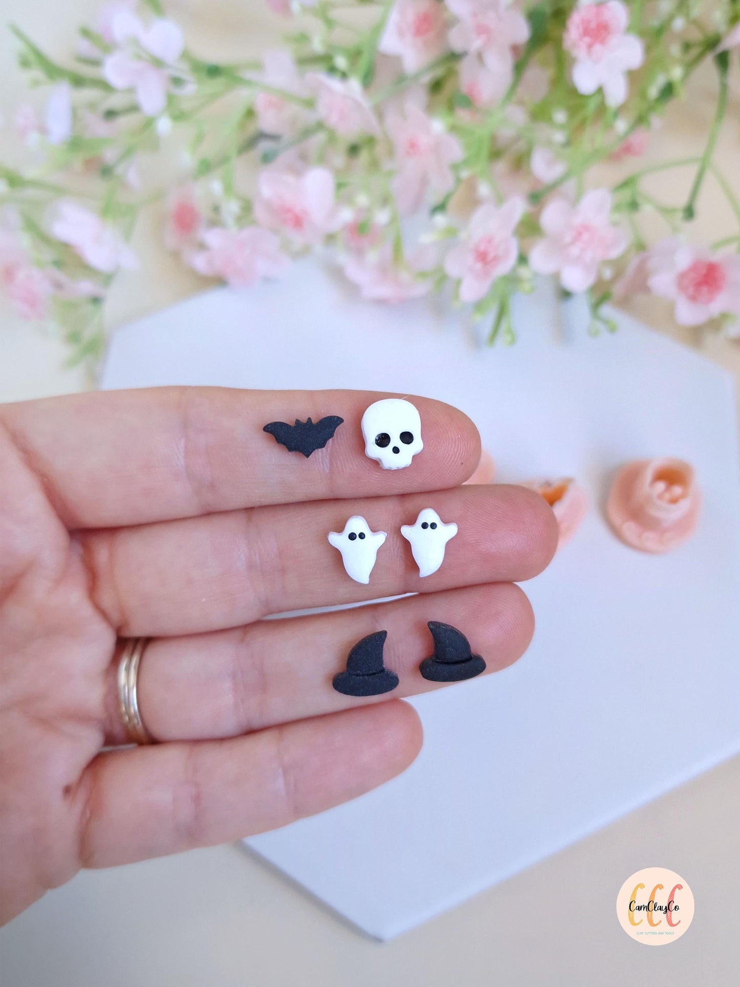 Emporte-pièces 3D minis formes Halloween pour la fabrication de bijoux en argile polymère