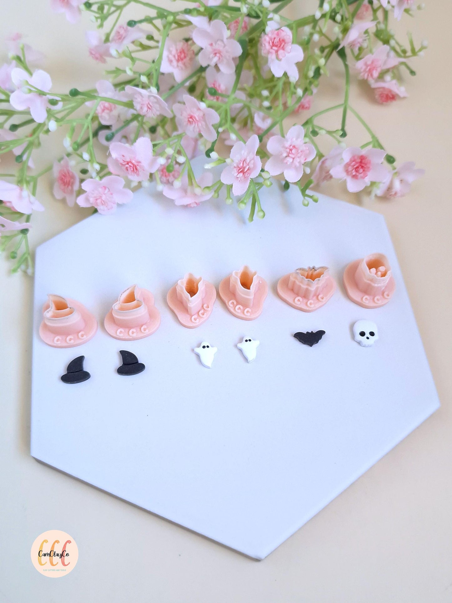 Emporte-pièces 3D minis formes Halloween pour la fabrication de bijoux en argile polymère