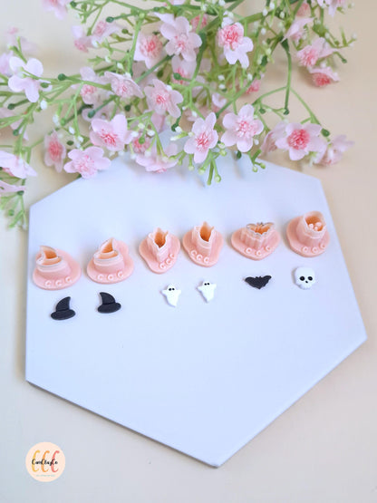 Emporte-pièces 3D minis formes Halloween pour la fabrication de bijoux en argile polymère