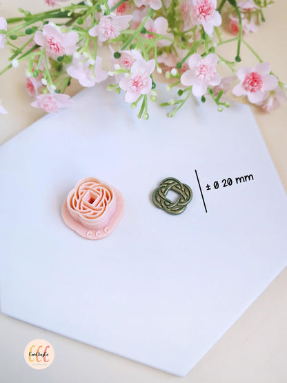 Emporte-pièces 3D en forme de nœud celtique pour la fabrication de bijoux en argile polymère, créoles interchangeables, pampilles