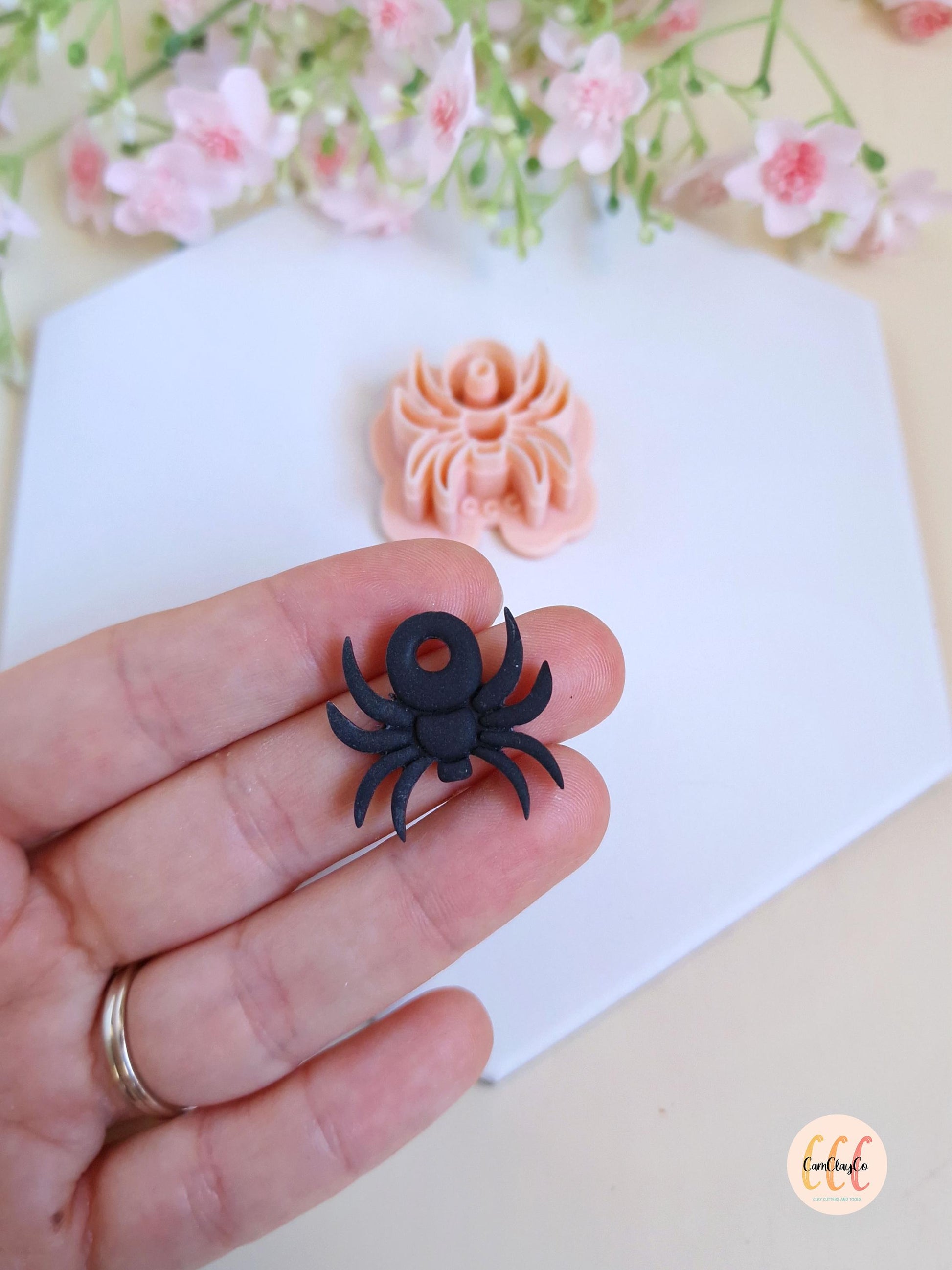 Emporte-pièces 3D en forme d'araignée pour la fabrication de bijoux en argile polymère