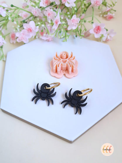 Emporte-pièces 3D en forme d'araignée pour la fabrication de bijoux en argile polymère