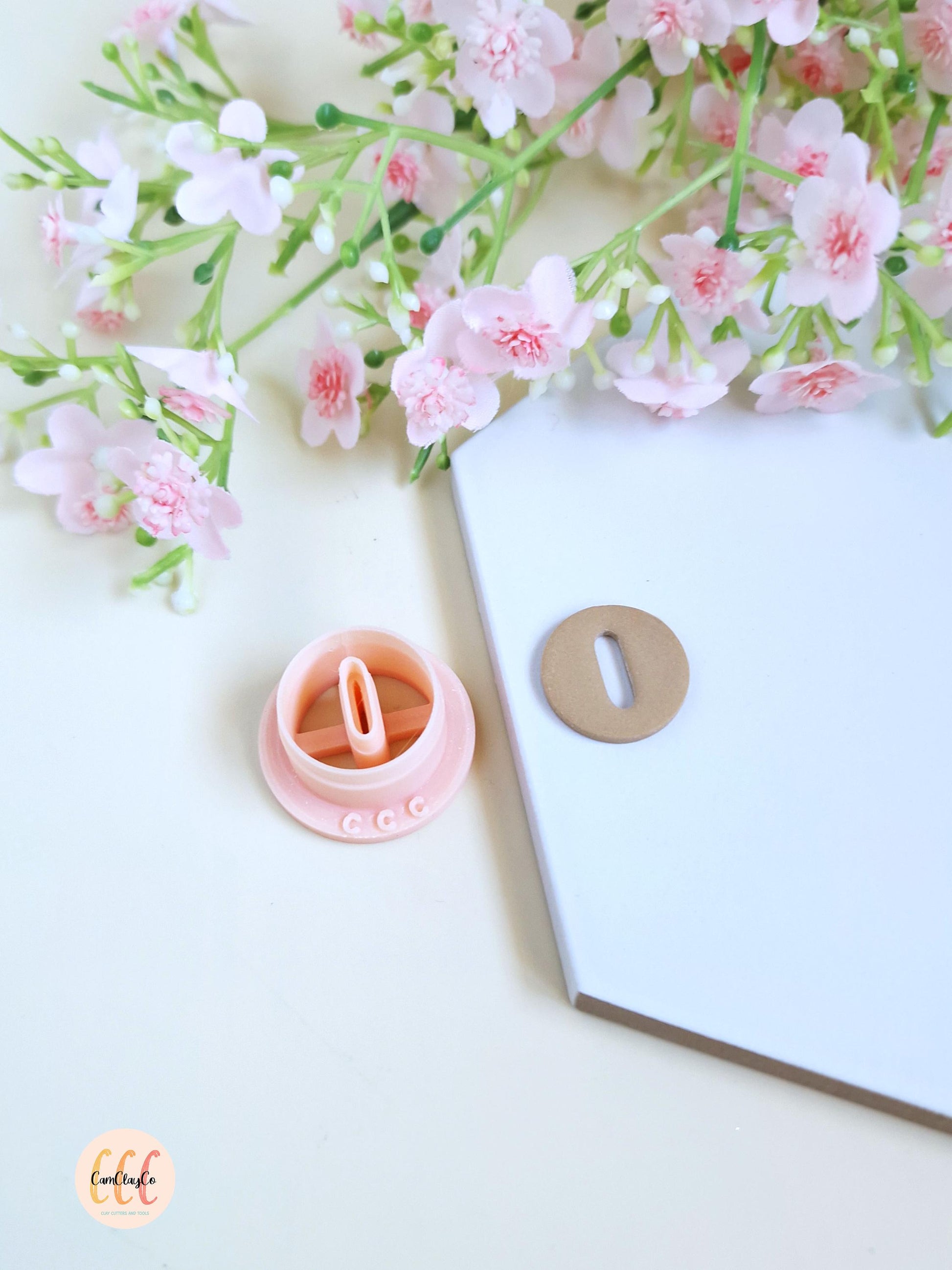 Emporte-pièce 3D en forme de cercle donut ovale pour la fabrication de bijoux en argile polymère, pampilles créoles interchangeables