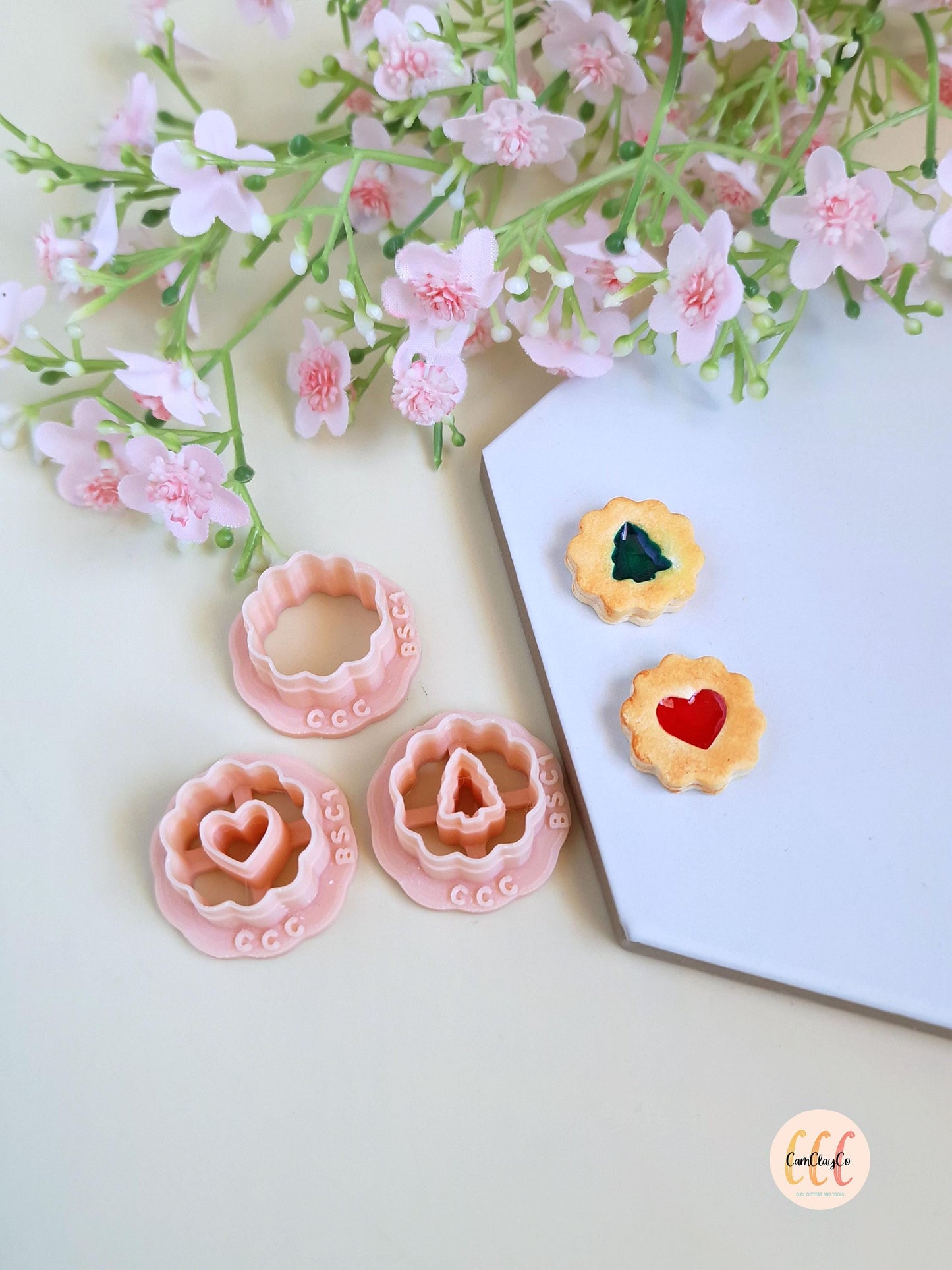 Emporte-pièce 3D en forme de biscuits Noël pour la fabrication de bijoux en argile polymère