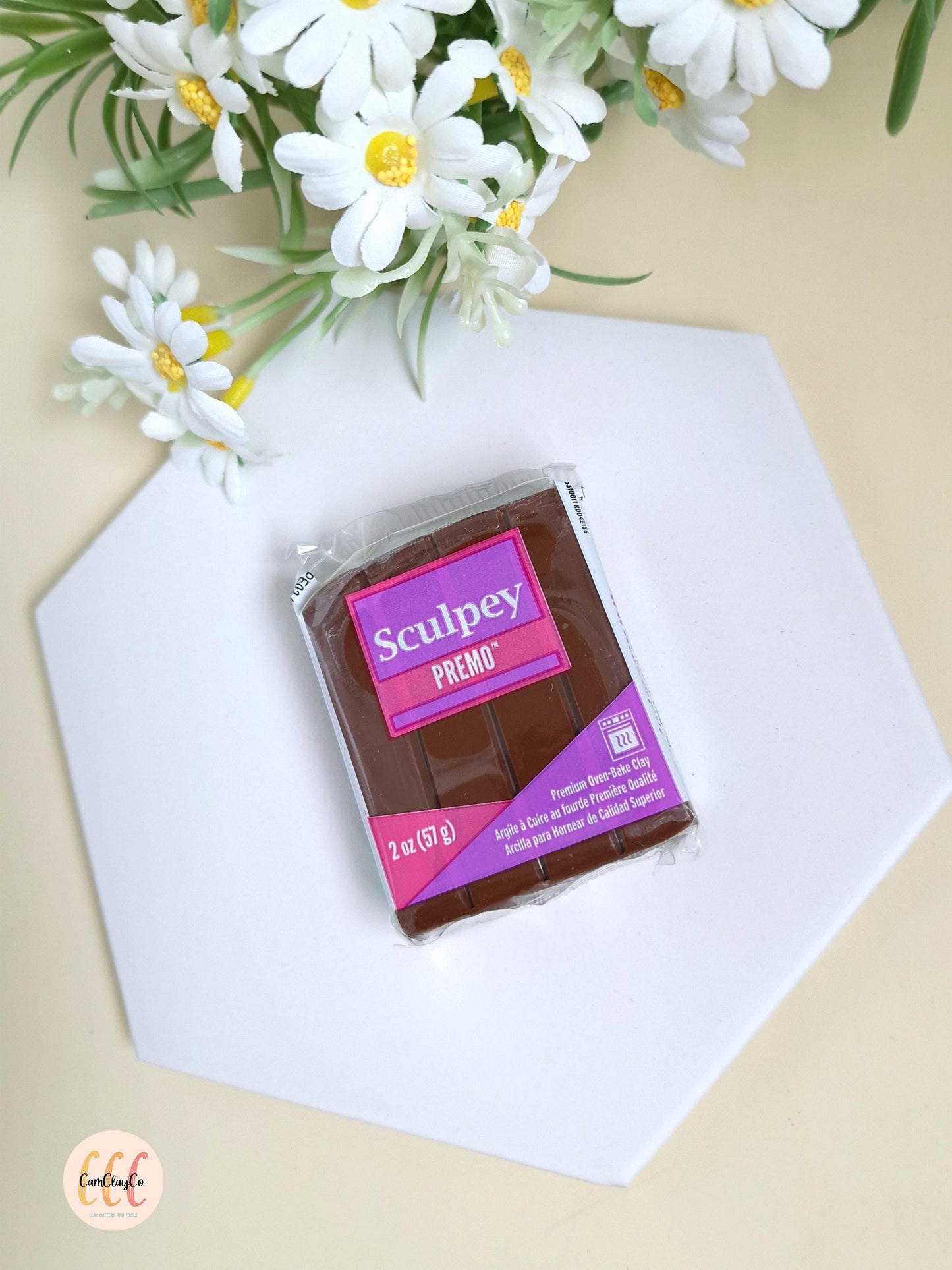 Argile polymère Sculpey Premo - Ombre Brûlée / Burnt Umber