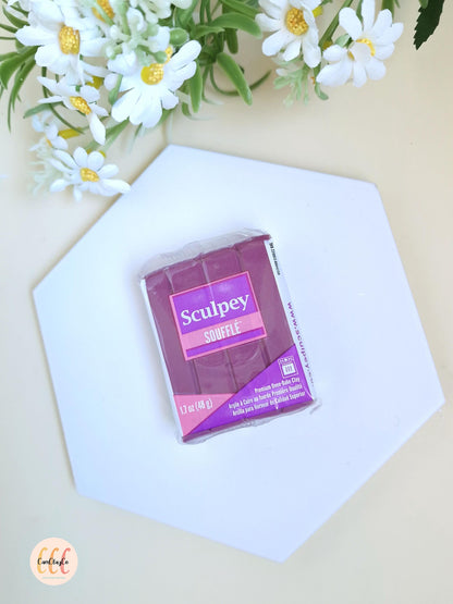 Argile polymère Sculpey Soufflé - Smoky Mauve / Mauve Fumé
