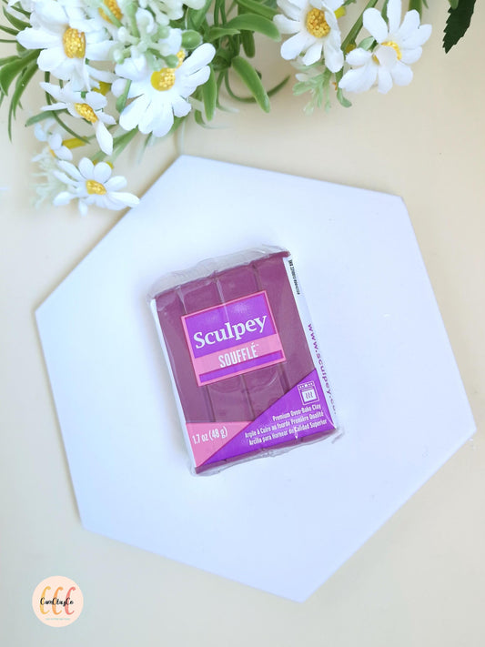 Argile polymère Sculpey Soufflé - Smoky Mauve / Mauve Fumé