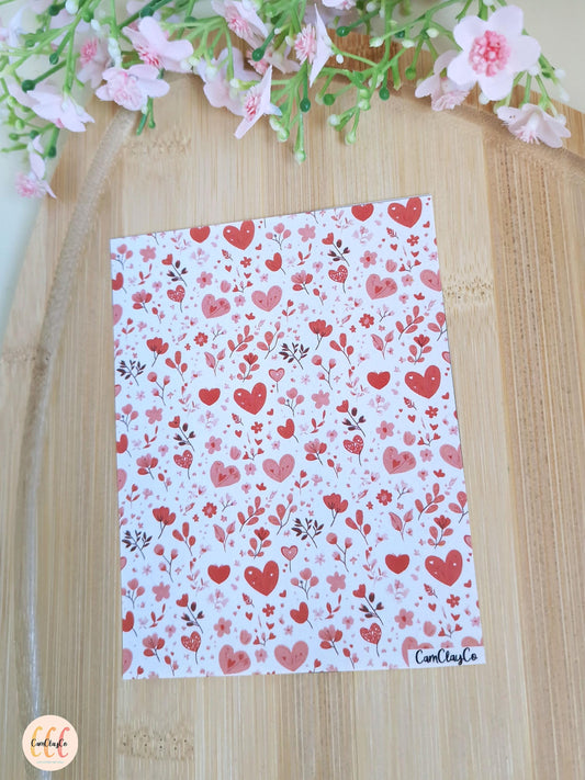 Feuille de transfert soluble à l'eau - Feuillage SV 08