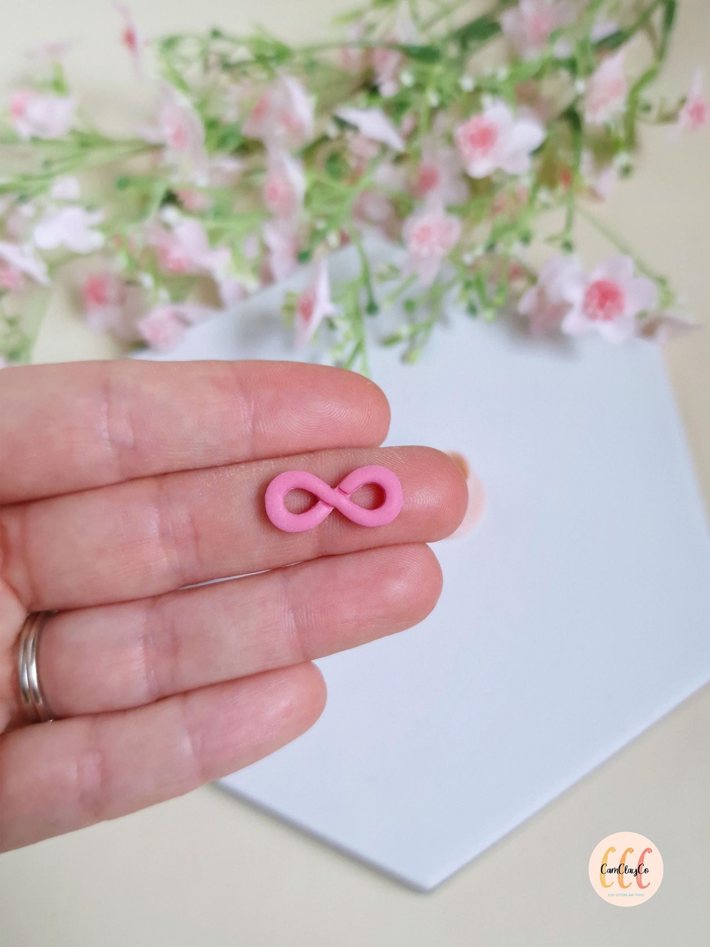 Emporte-pièce 3D en forme de signe infini pour la fabrication de bijoux en argile polymère, créoles interchangeables, pampilles