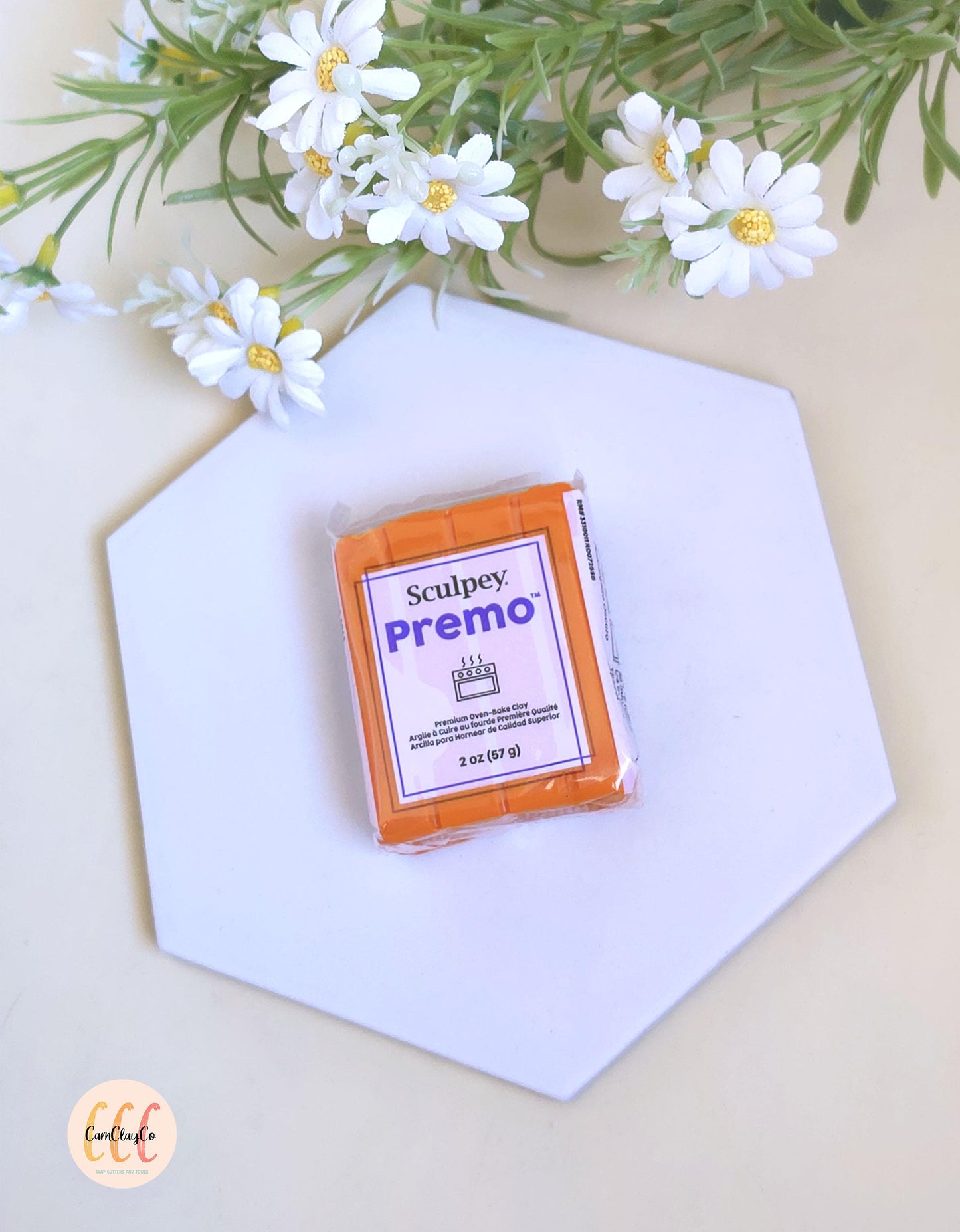 Argile polymère Sculpey Premo - Burnt Orange / Orange brûlé