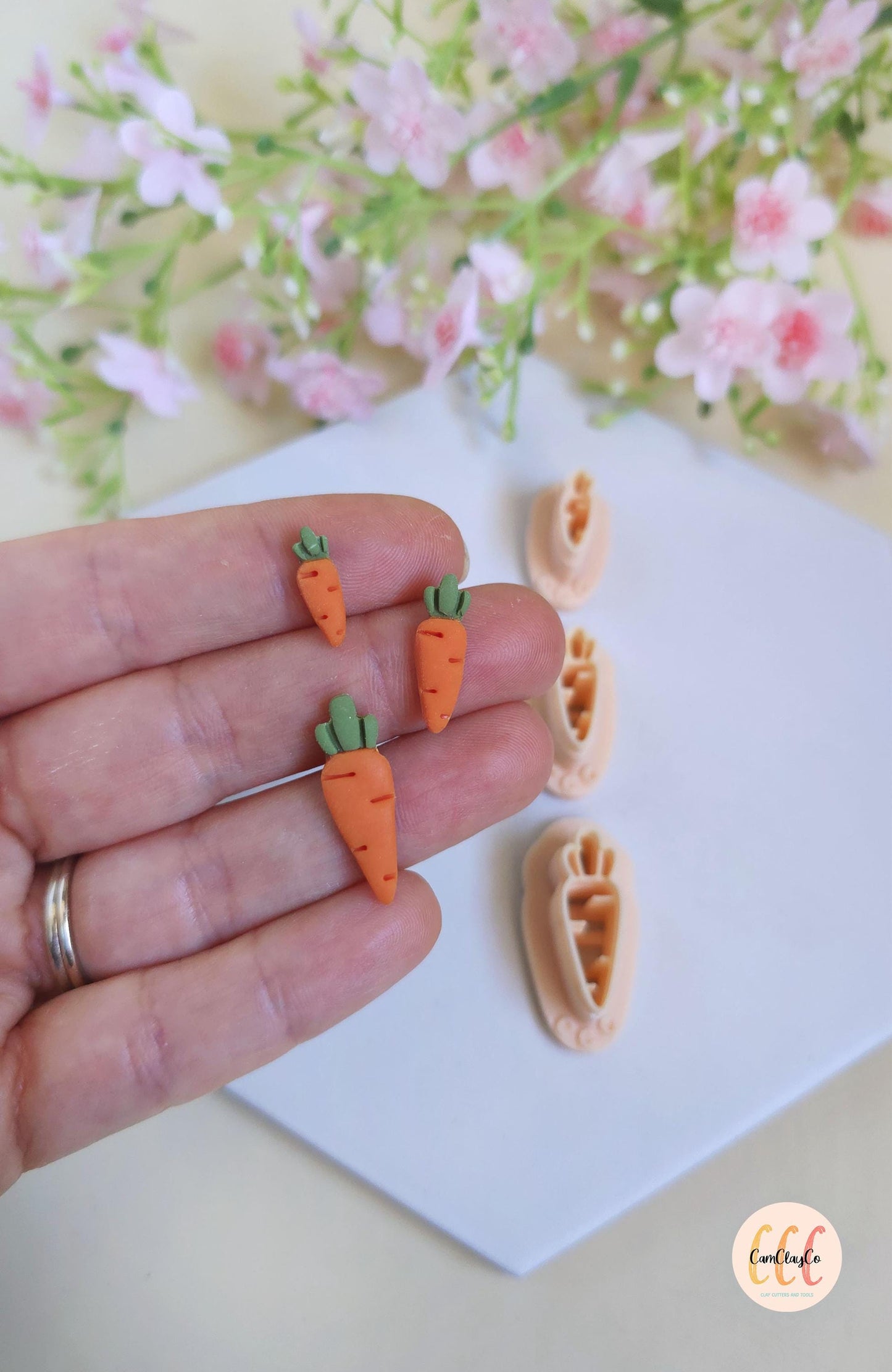 Emporte-pièces 3D en forme de carottes pour la fabrication de bijoux en argile polymère