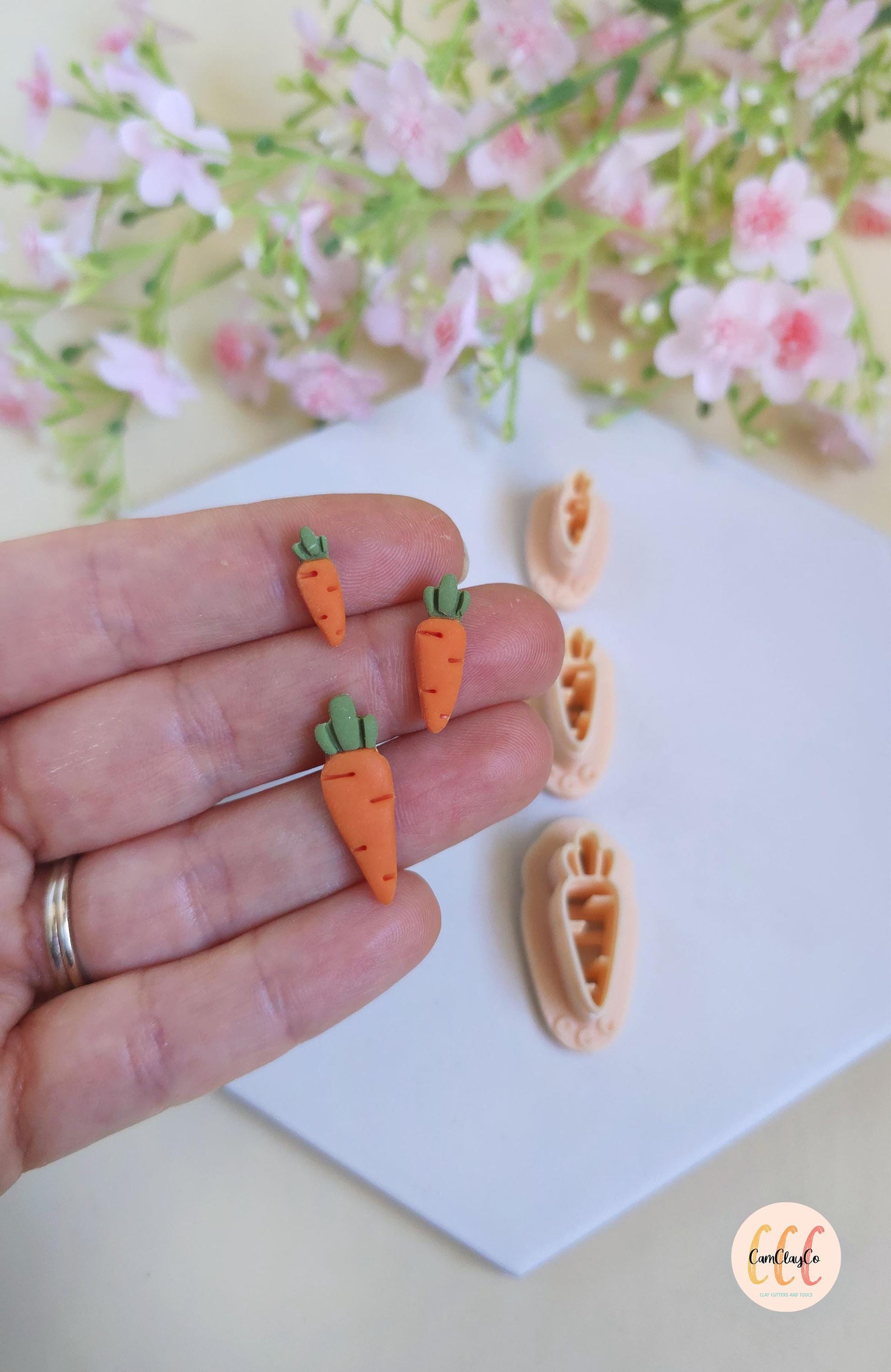 Emporte-pièces 3D en forme de carottes pour la fabrication de bijoux en argile polymère