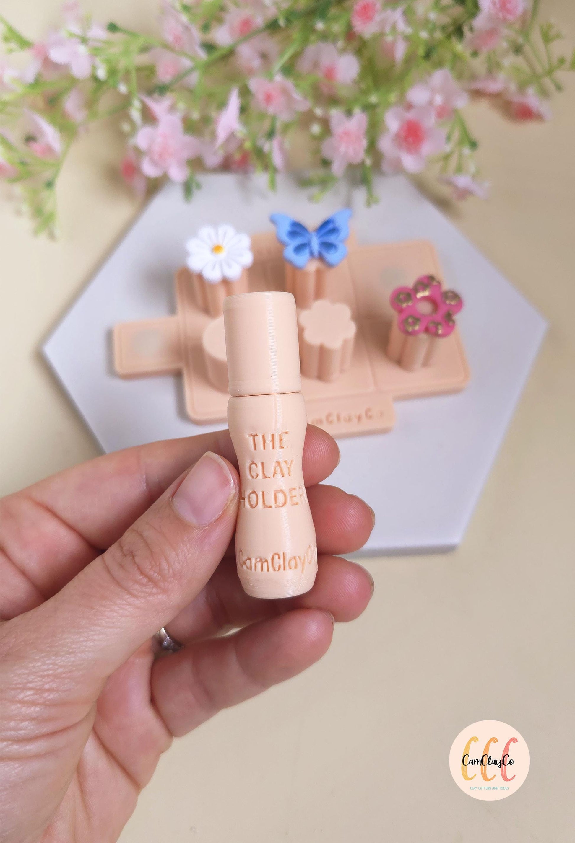 THE CLAY HOLDER - Support magnétique pour créations en argile polymère