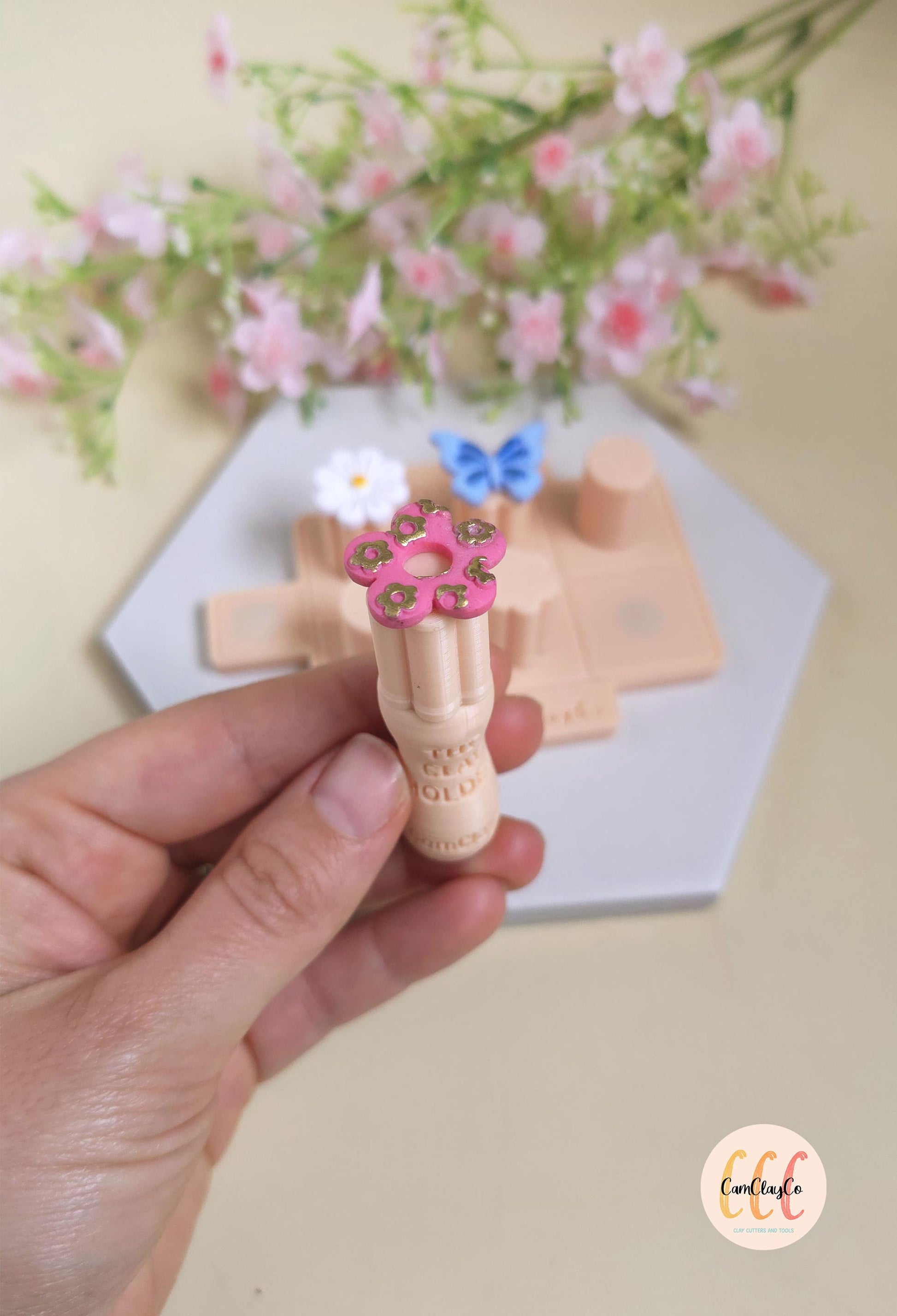 THE CLAY HOLDER - Support magnétique pour créations en argile polymère