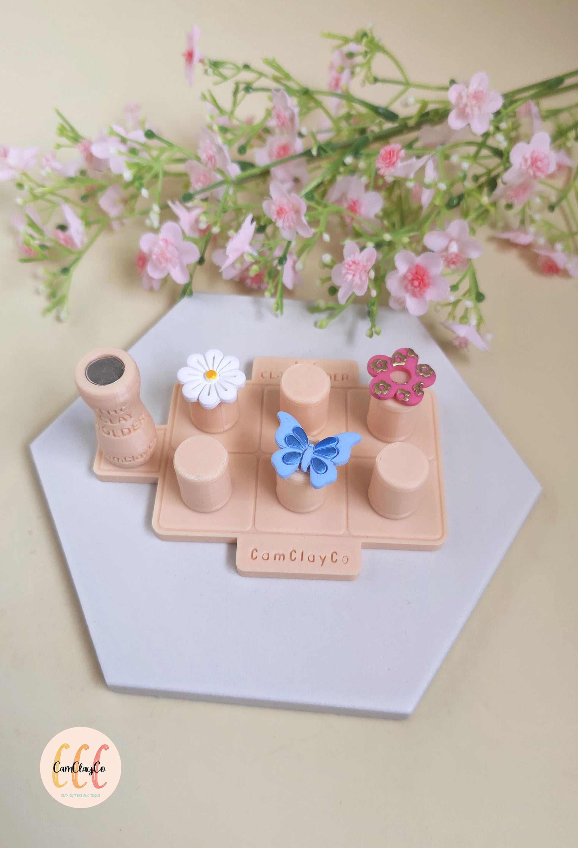 THE CLAY HOLDER - Support magnétique pour créations en argile polymère
