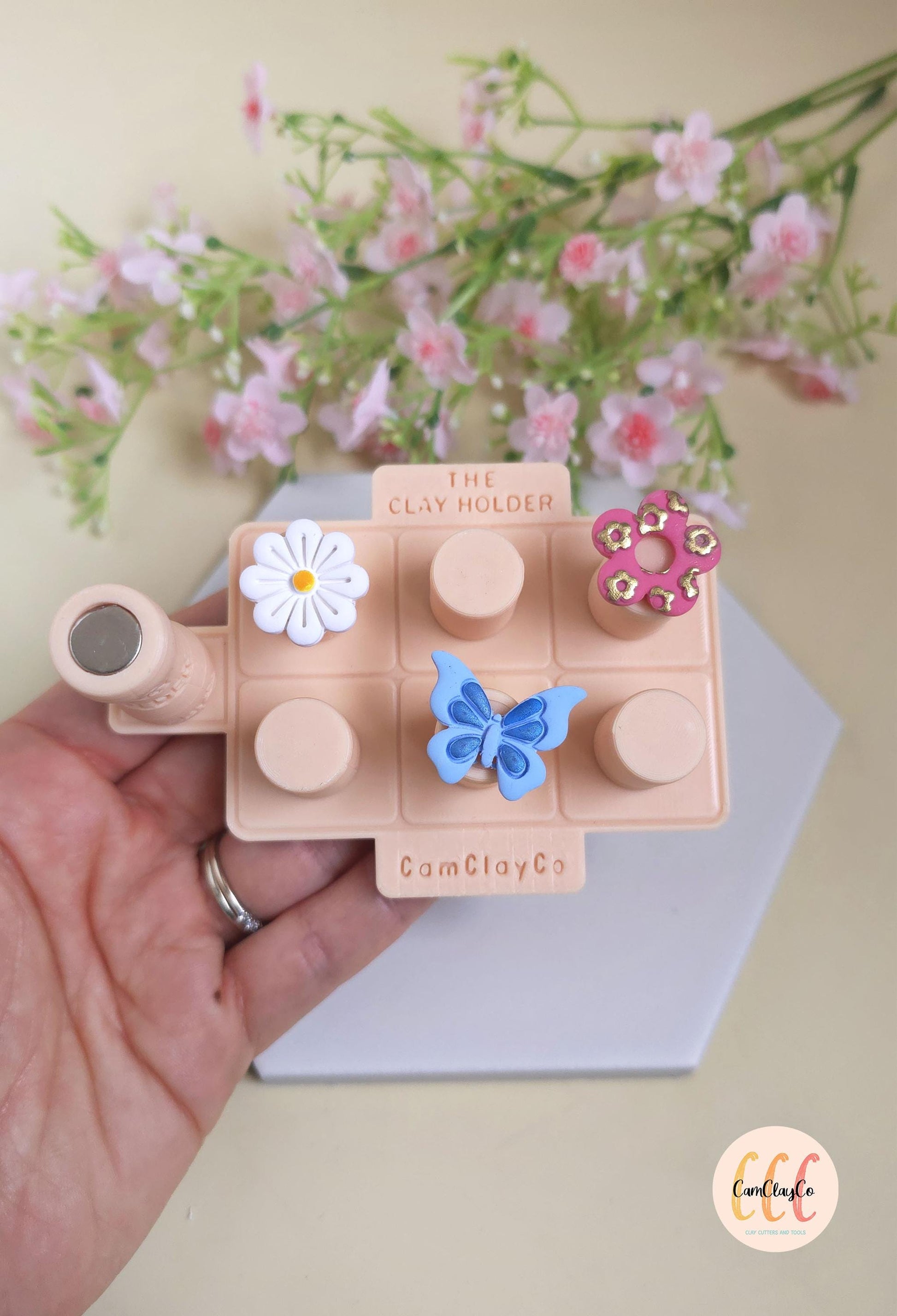 THE CLAY HOLDER - Support magnétique pour créations en argile polymère