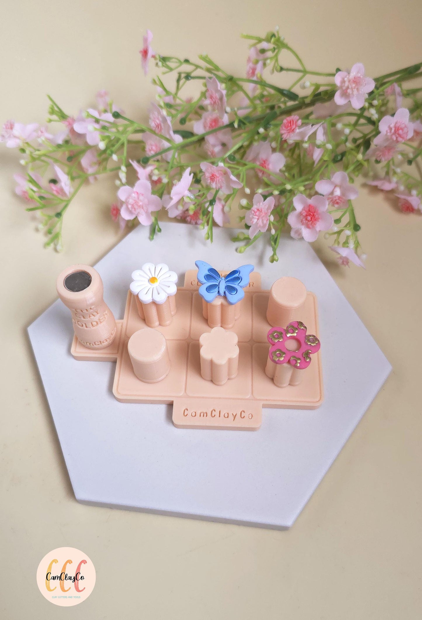 THE CLAY HOLDER - Support magnétique pour créations en argile polymère