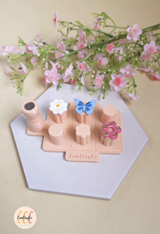 THE CLAY HOLDER - Support magnétique pour créations en argile polymère