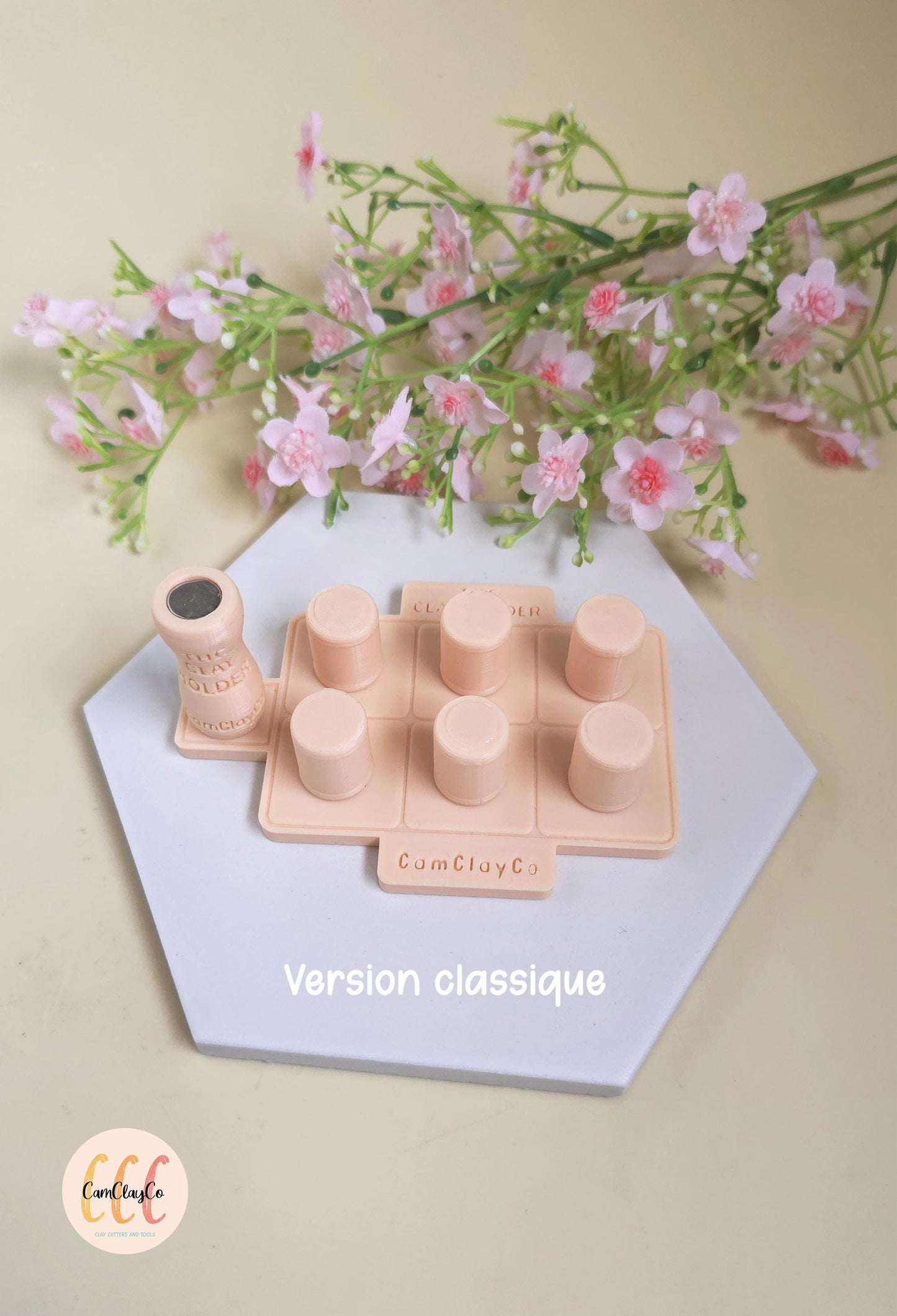 THE CLAY HOLDER - Support magnétique pour créations en argile polymère