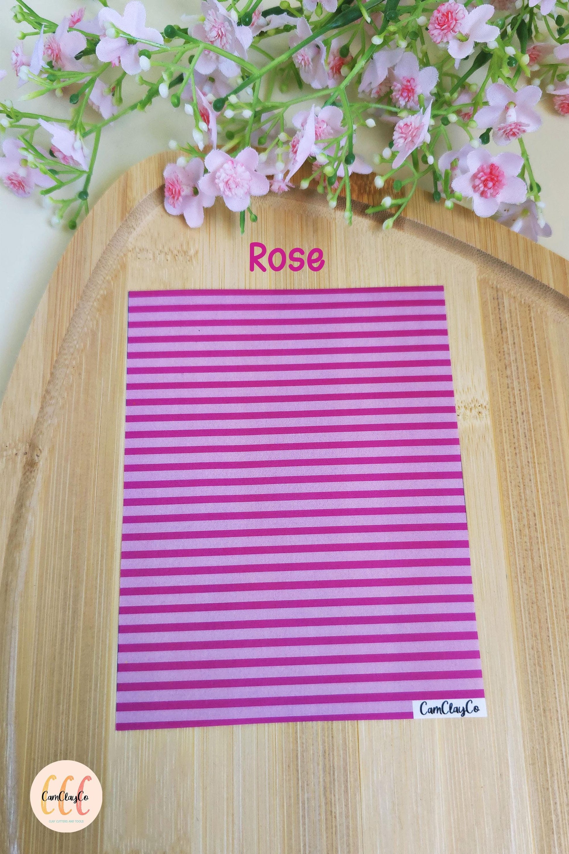 Feuille de transfert soluble à l'eau - Lignes couleurs et fond couleur