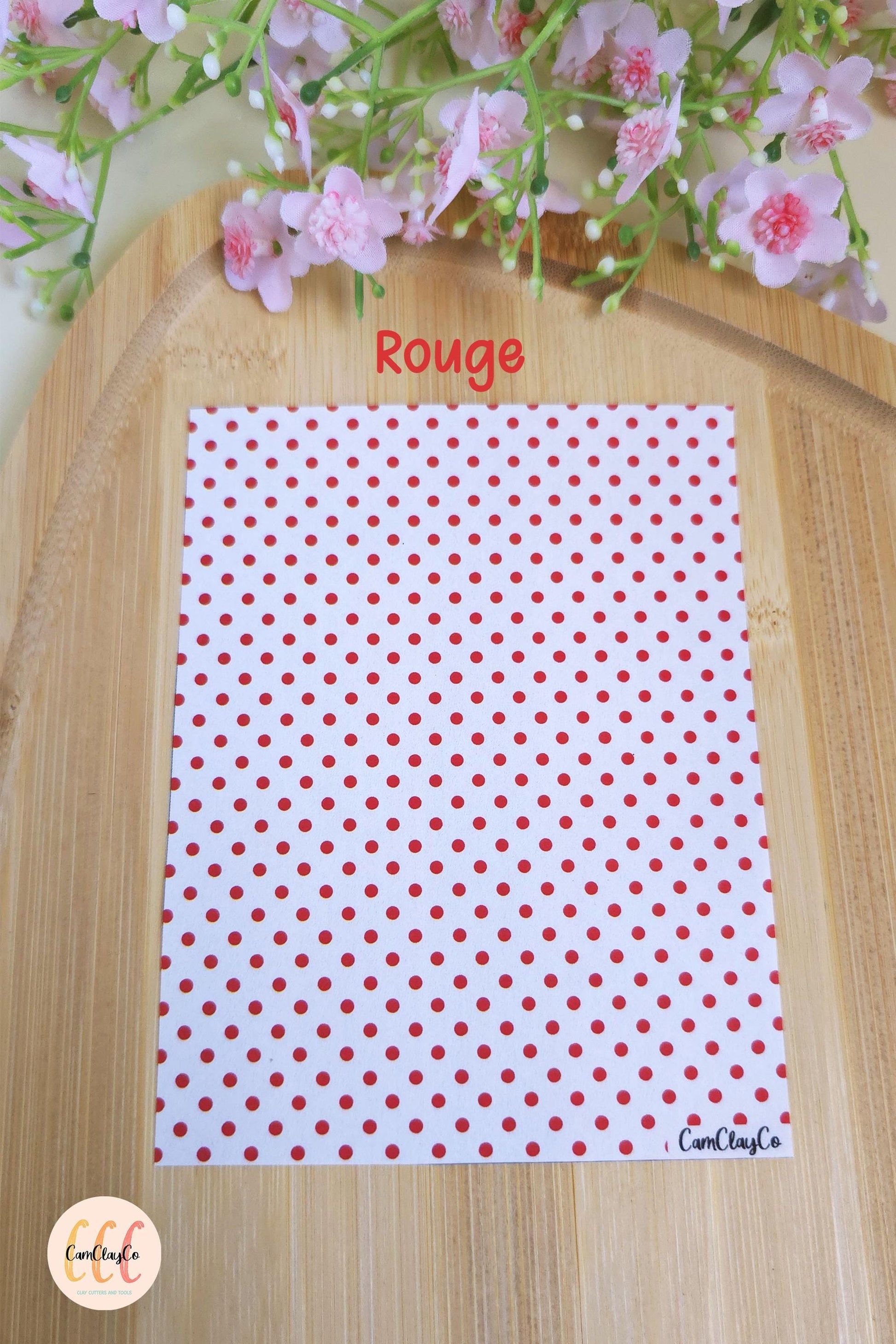 Feuille de transfert soluble à l'eau - Pois couleurs