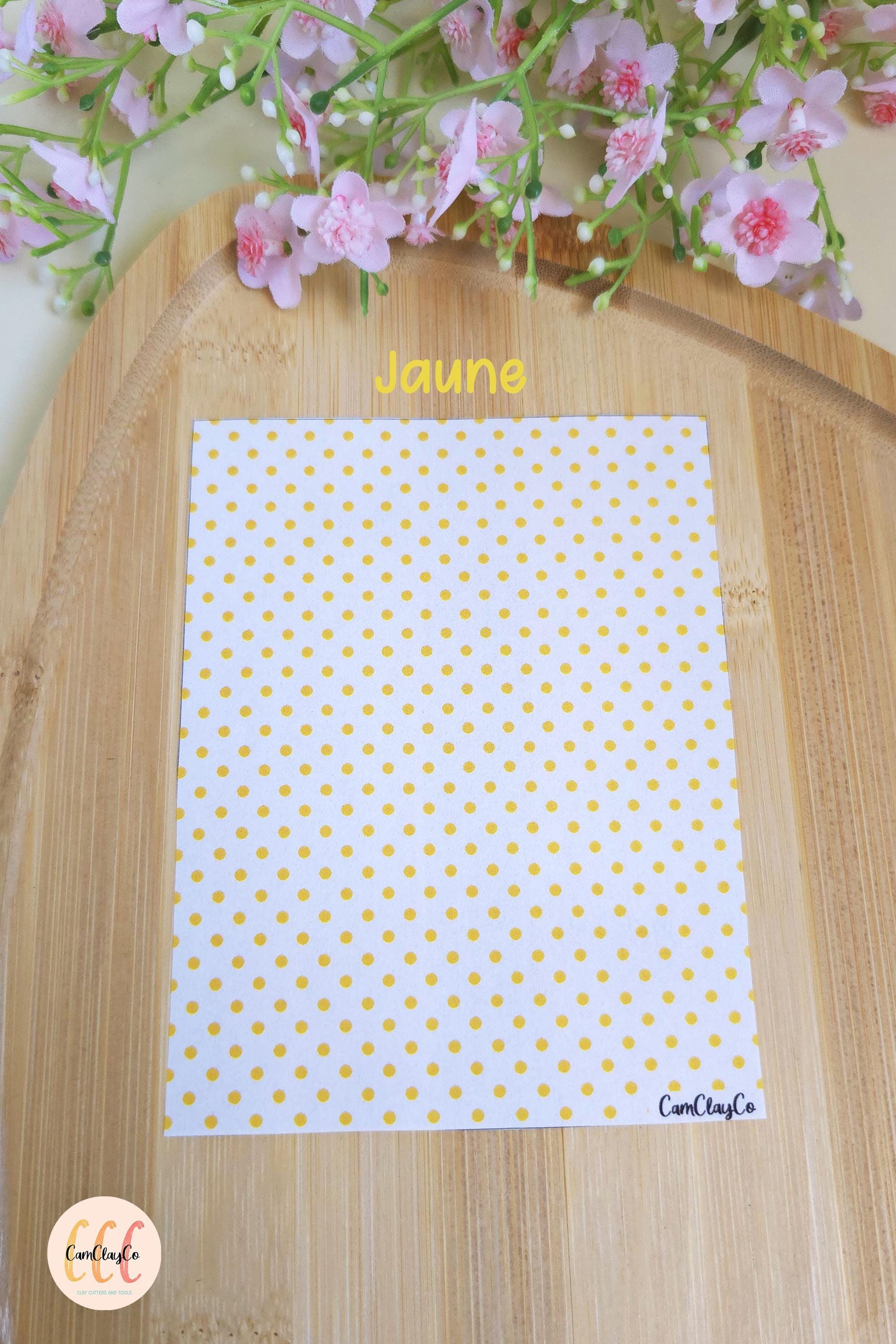Feuille de transfert soluble à l'eau - Pois couleurs
