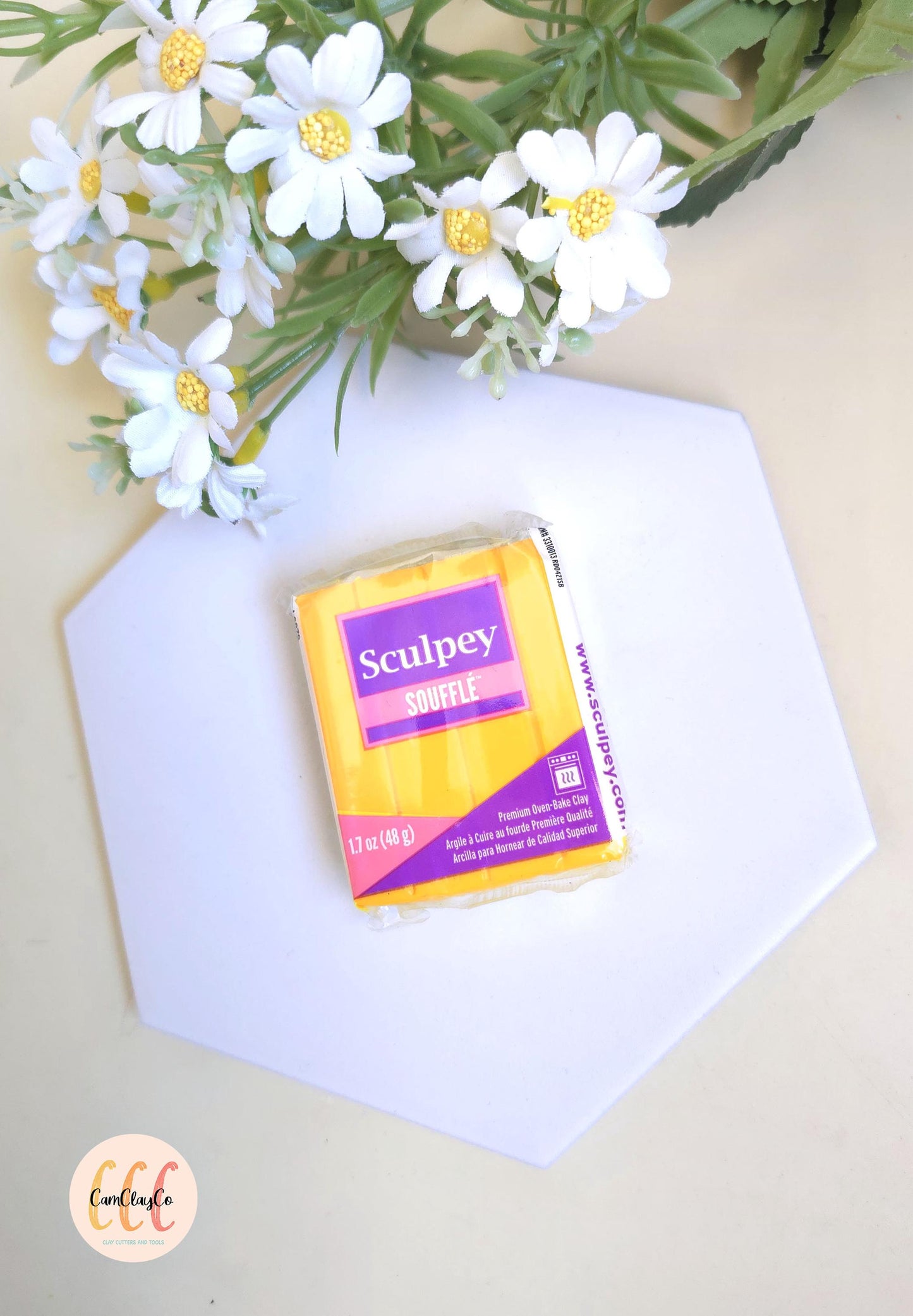 Argile polymère Sculpey Soufflé - Cadmium Yellow