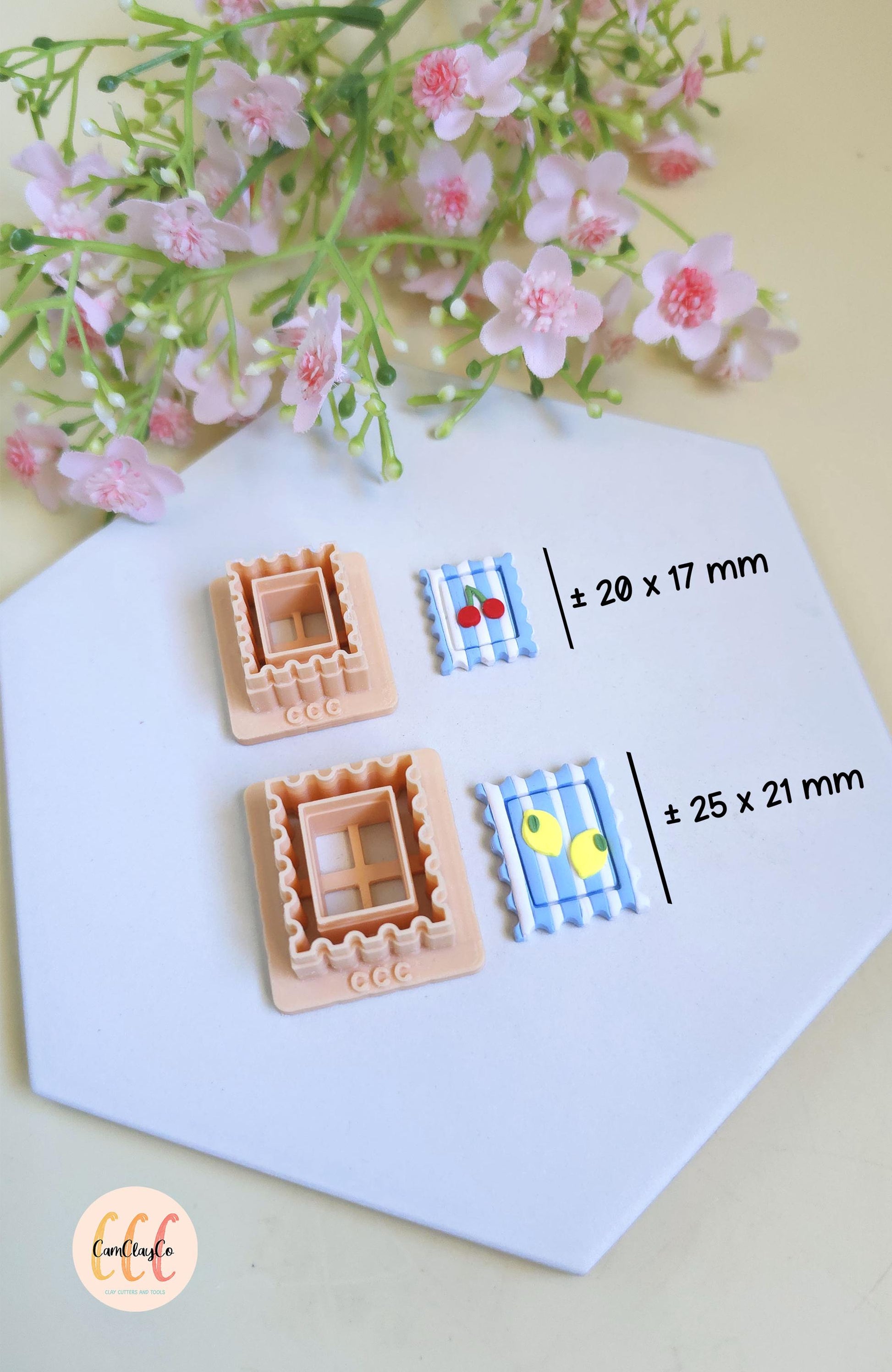 Emporte-pièces 3D en forme de timbres pour la fabrication de bijoux en argile polymère, créoles interchangeables, pampilles