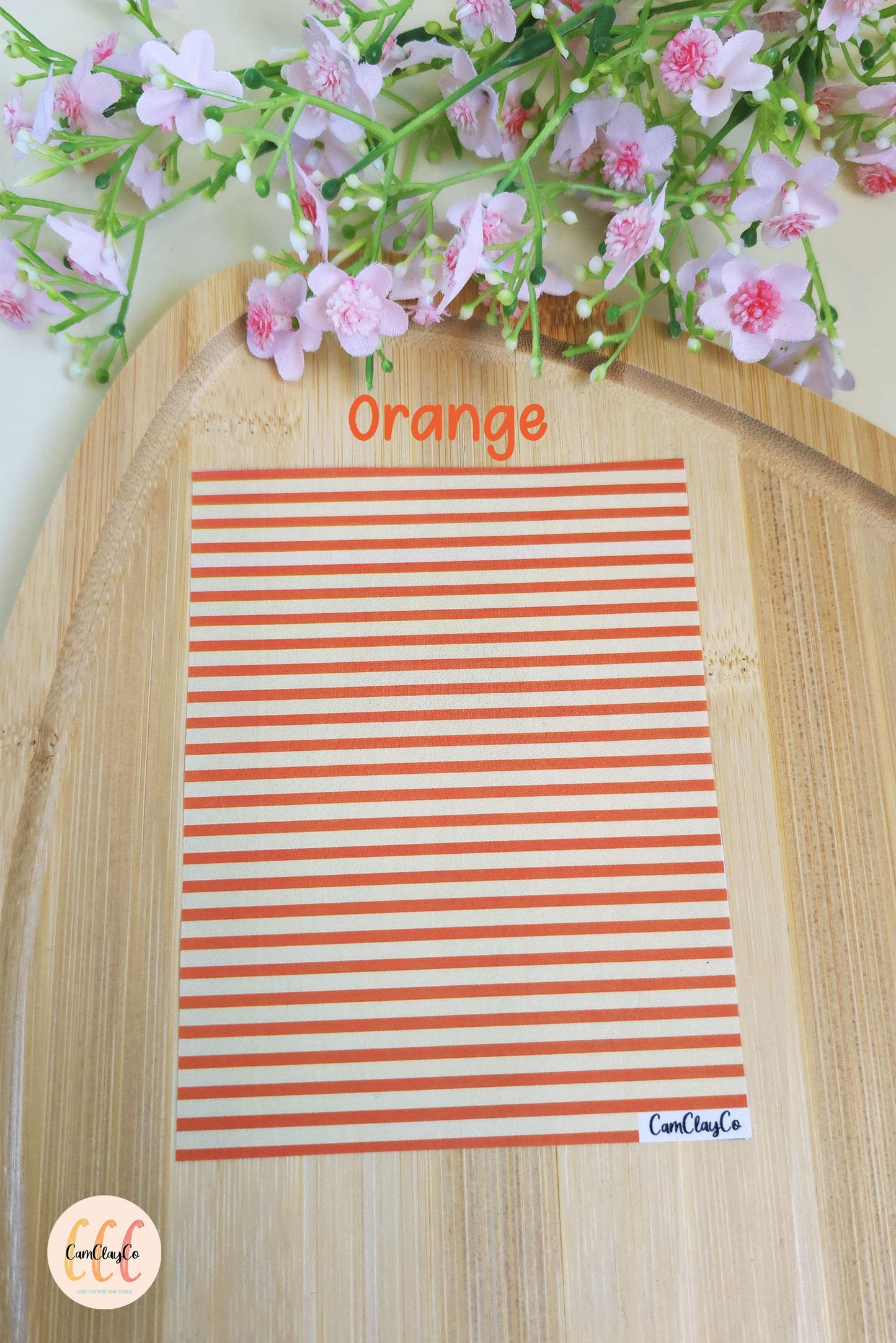 Feuille de transfert soluble à l'eau - Lignes couleurs et fond couleur