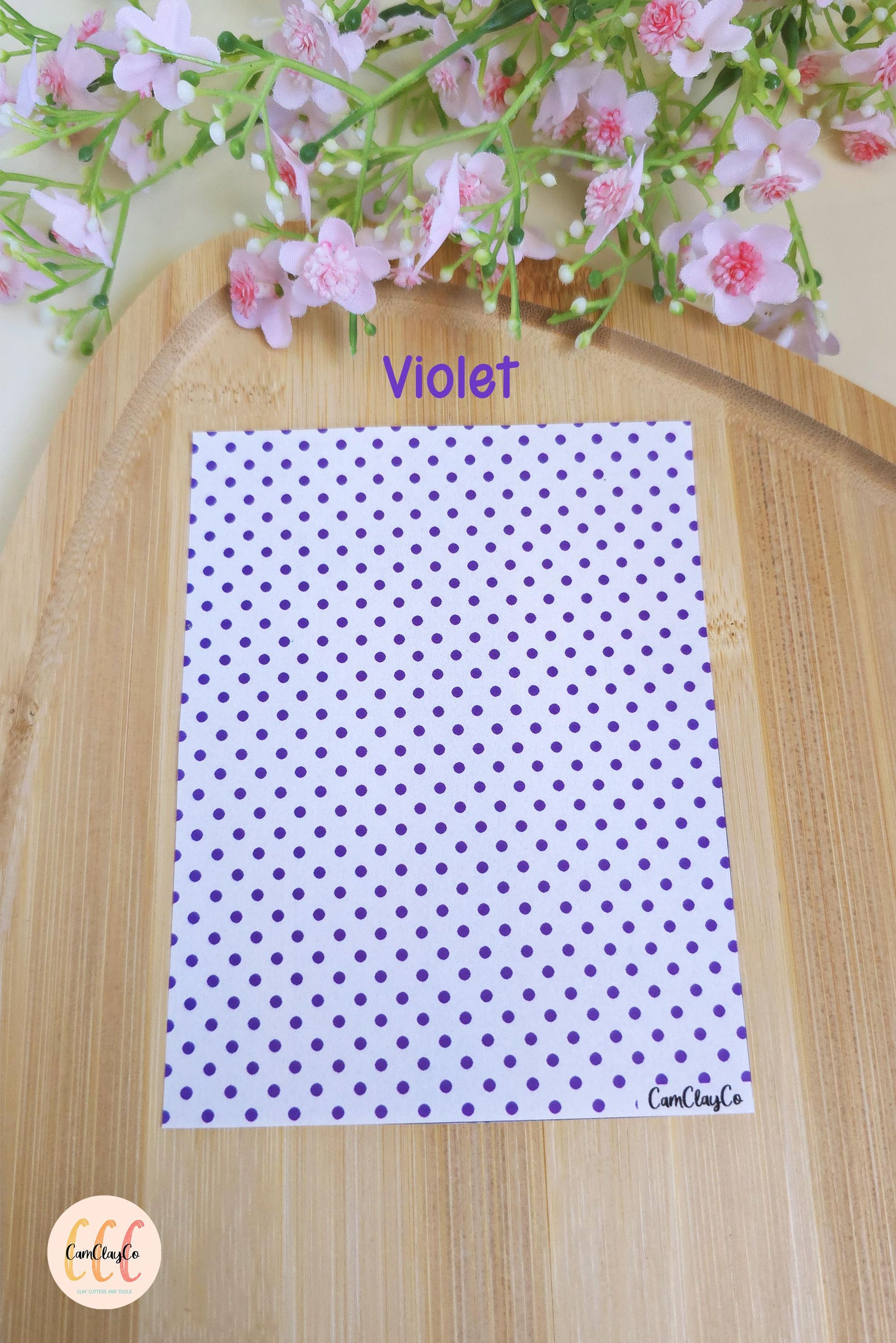 Feuille de transfert soluble à l'eau - Pois couleurs
