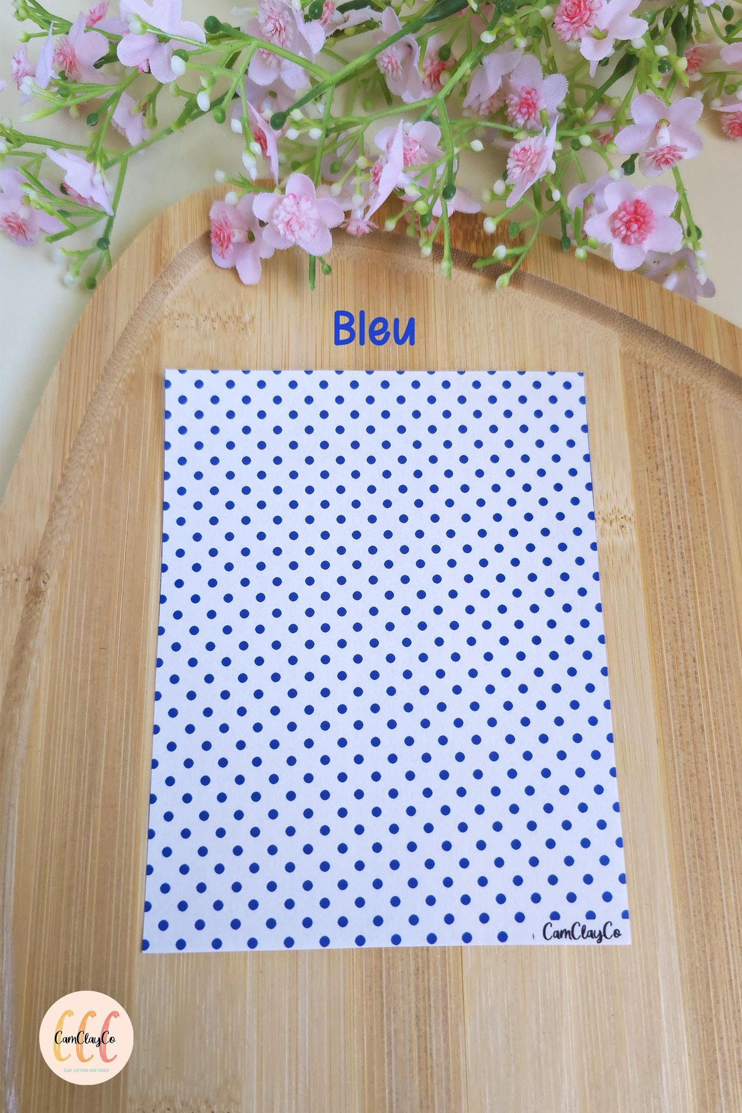 Feuille de transfert soluble à l'eau - Pois couleurs