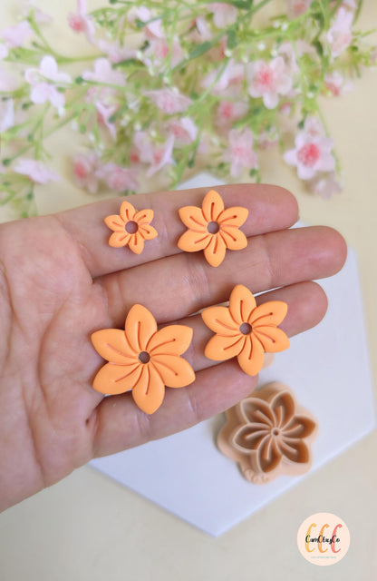 Emporte-pièces 3D en forme de fleurs tropicales pour la fabrication de bijoux en argile polymère, pampilles, créoles interchangeables