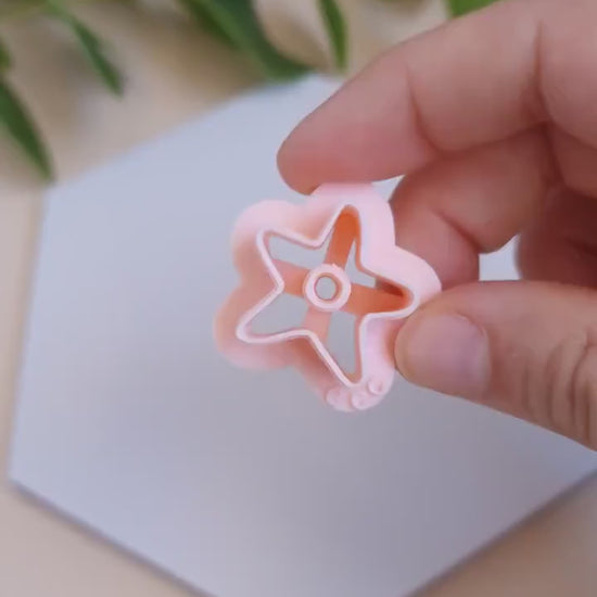 Emporte-pièces 3D en forme d'étoiles de mer pour la fabrication de bijoux en argile polymère, créoles interchangeables, pampilles