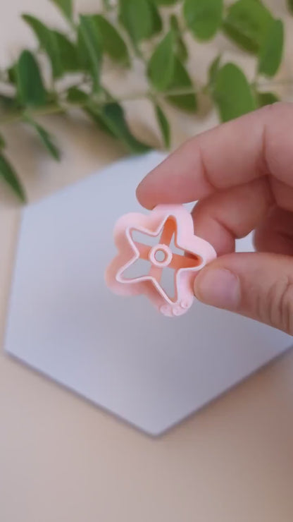 Emporte-pièces 3D en forme d'étoiles de mer pour la fabrication de bijoux en argile polymère, créoles interchangeables, pampilles
