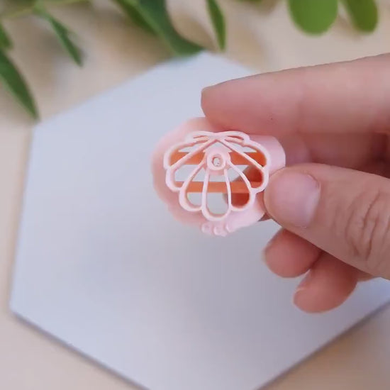 Emporte-pièces 3D en forme de coquillages pour la fabrication de bijoux en argile polymère, créoles interchangeables, pampilles